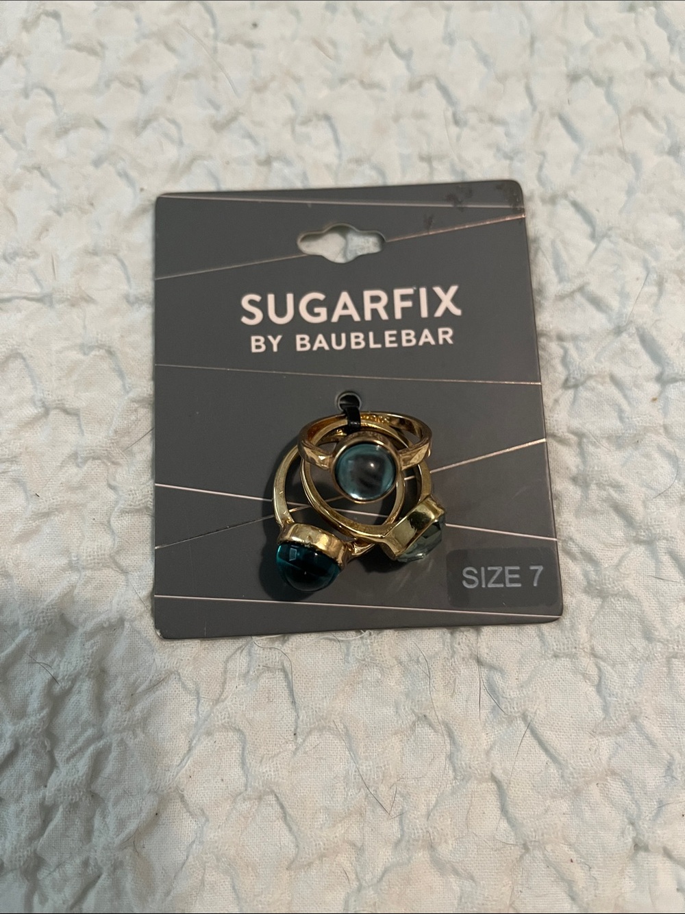 Sugarfix Blue Ring Set